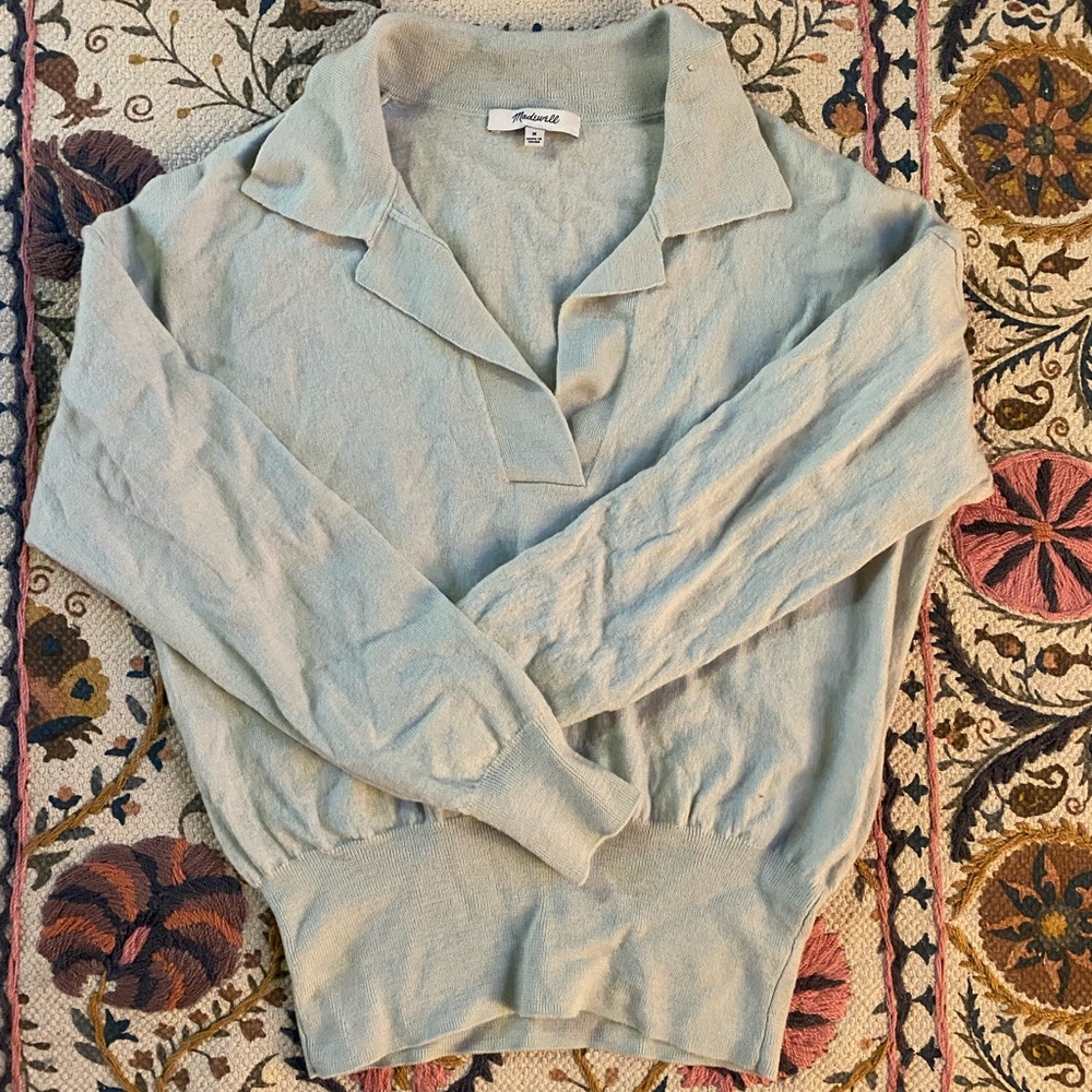 Mint green madewell sweater